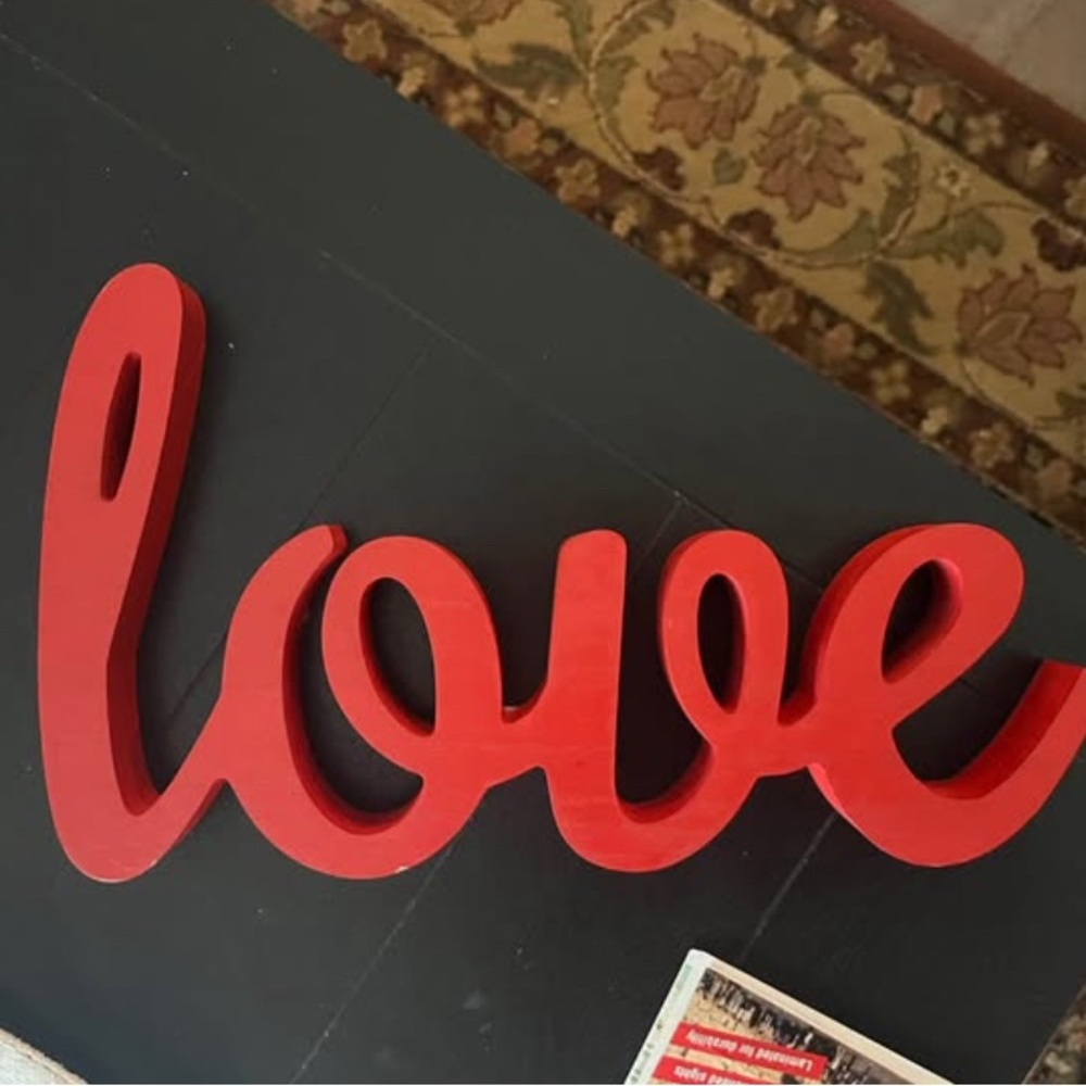 Red Love Wall Decor